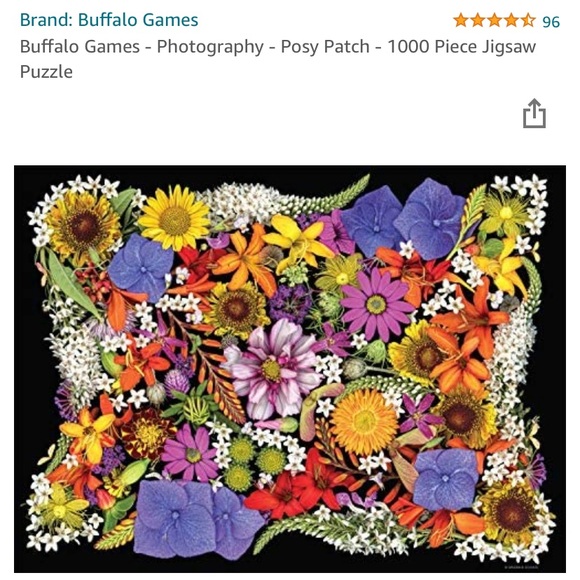 Brand new “posy patch” jigsaw puzzle unopened 1000 pc - Picture 2 of 4